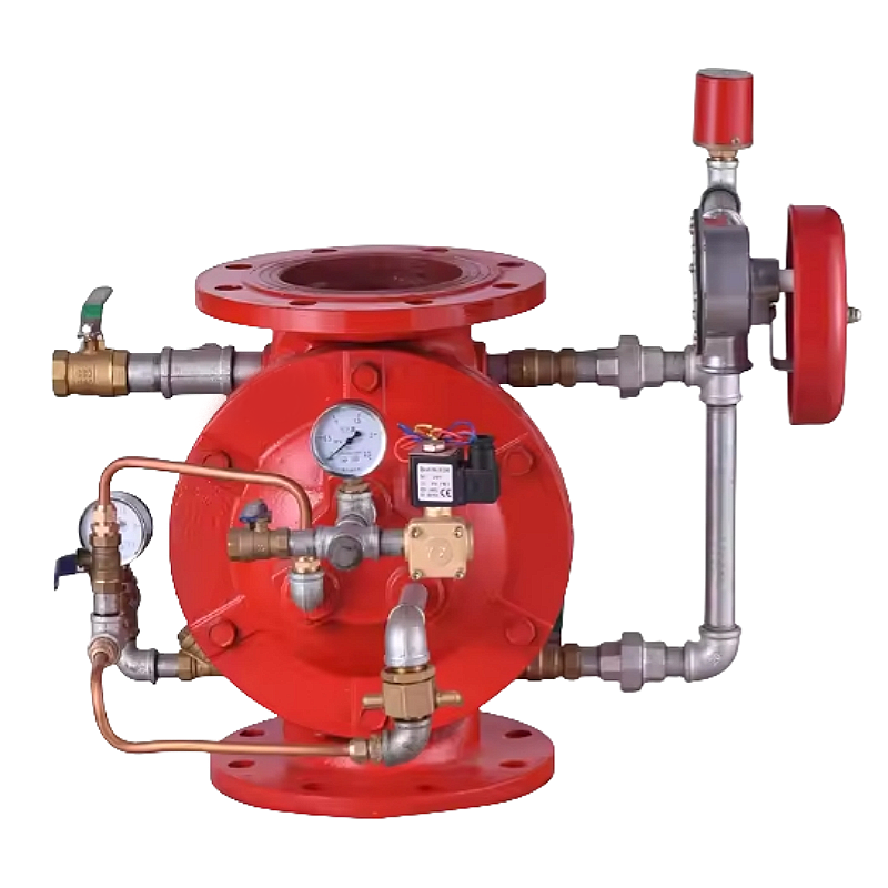 Brass Red High Quality Durable Fire Fighting Deluge Alarm Valve