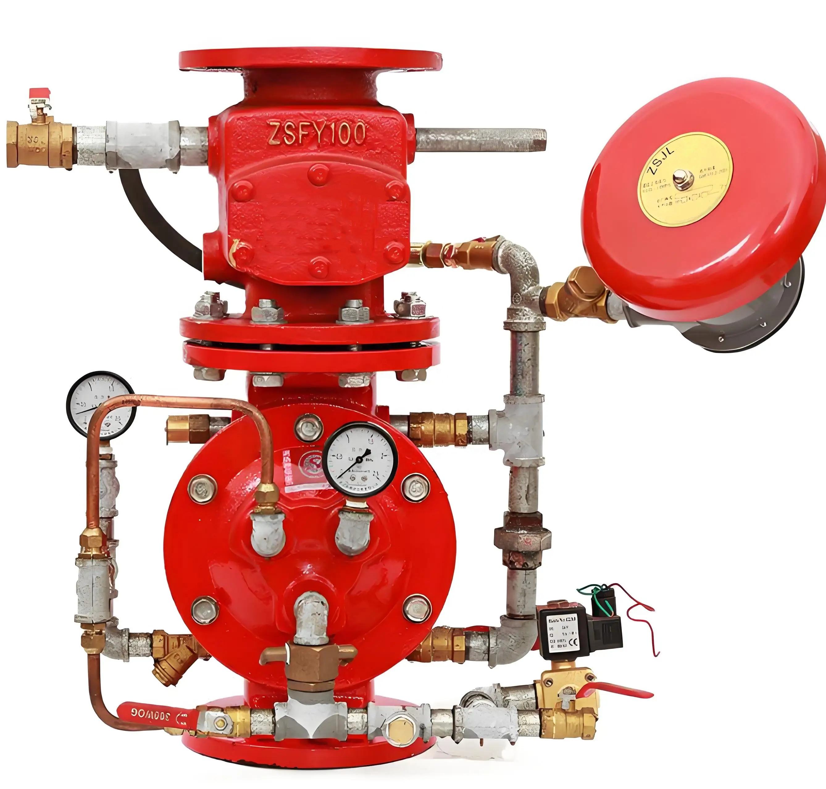 Pre-Action Sprinkler Deluge Valve with Wet Alarm Check Stainless Steel Ductile Iron Firefighting Eme Pre-Action Sprinkler Deluge Valve with Wet Alarm Check Stainless Steel Ductile Iron Firefighting Eme